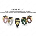 2025 IQibla Smart Zikr Ring Praise Tasbih Tally Electronic Digital Counter for Muslims Prayer Time Vibration Reminder Waterproof - Image 4