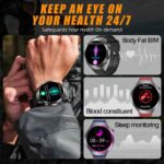 NEW Sapphire Glass AMOLED Blood Pressure Smart Watches ECG Blood Oxygen Blood Pressure Sport Health Track Clock Smart watche NFC - Image 5