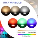 1-10PCS Tuya WiFi GU10 LED Spotlight Smart Light Bulb Dimmable 1-100% Lamps Smart Life App Control Works with Alexa Google - Image 3