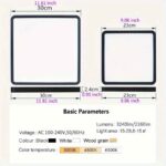 Modern LED Ceiling Light Smart Tuya App Alexa Voice Remote Control Panel Indoor Lamp For Home Bedroom Living Room Kitchen Lustre - Image 5