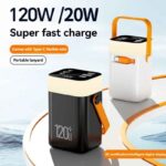 VIVO 50000mAh Power Bank Large Capacity Portable Outdoor Emergency Power Supply Built-in Cable Camping Power For iPhone Samsung - Image 5