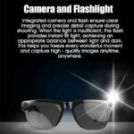 AI Smart Glasses With Camera Bluetooth Call Voice Assistant Control Navigation Waterproof Smart Sports Wearable Camera Glasses - Image 3
