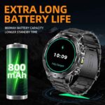 LIGE 2026 800mAh Super Capacity Battery Adult Men Smart Watch Compass 1.53-inch Bluetooth Call IP68 Waterproof Sports Smartwatch - Image 4