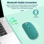 Bluetooth-compatible Wireless Mouse Computer Laptop Mouse Silent Optical Mouse for iPad Samsung Tablet Universal Mice Noiseless - Image 5