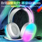 Haomuren RGB USB Gaming Headset For PC Laptop PS4 PS5 Wired Headphones With Mic Bass Surround Over Ear Full Light Earphone S600 - Image 5