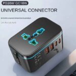 GaN Fast Charger Adapter Multi-Port 1-to-Multi Global Travel Converter for Worldwide Use - Image 6