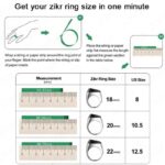2025 IQibla Smart Zikr Ring Praise Tasbih Tally Electronic Digital Counter for Muslims Prayer Time Vibration Reminder Waterproof - Image 5
