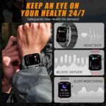 New Blood Pressure Uric Acid Body Fat Smartwatch Micro Physical Examination Five Organ Health Watches Bluetooth Call Smart Watch - Image 5