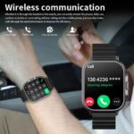 NFC Smart Watch TWS 2-in-1 Headset Bluetooth Call Heart Rate Blood Pressure Health Monitoring - Image 5