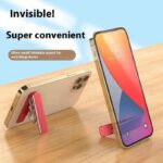 1/3PCS Mini Invisible Foldable Mobile Phone Stand Aluminum Alloy Desktop Mount Material Holder Adjustable Angle For Cellphone - Image 5