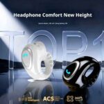 Open-Ear Air Conduction Earbuds Bluetooth 5.4 Clip-On Single Headset HIFI Stereo Sound Waterproof Sport/Running Mini Earphone - Image 4