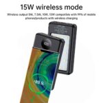6*18650 20000mAh Power Bank Case 22.5W Fast Charging 15W Wireless Charging Mobile Power Bank Housing Battery Holder For Phone - Image 6