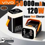 VIVO 50000mAh Power Bank Large Capacity Portable Outdoor Emergency Power Supply Built-in Cable Camping Power For iPhone Samsung - Image 6
