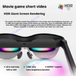RayNeo Air 4 Pro smart AR glasses,Supports HDR10, 3840Hz, 4 speakers, 1200 nits,Micro-OLED dual-layer screen, clearer - Image 4