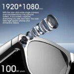 AI Smart Glasses With Camera Bluetooth Call Voice Assistant Control Navigation Waterproof Smart Sports Wearable Camera Glasses - Image 4