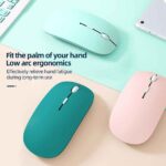 Bluetooth-compatible Wireless Mouse Computer Laptop Mouse Silent Optical Mouse for iPad Samsung Tablet Universal Mice Noiseless