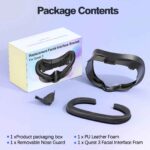 2025，Oculus Quest 3 face interface and mask pad, anti-sweat PU foam pad - VR accessory compatible with Meta Quest 3