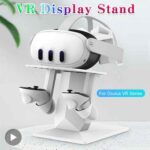 For Meta Oculus Quest 3 2 Pro Quest3 Quest2 Cradle Stand Holder Support Game Accessory Virtual Reality VR Glasses Headset Helmet