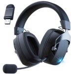 Acinaci 2.4GHz Wireless Gaming Headset for PS5, PS4 Gamers, PC, Nintendo Switch, Bluetooth Gaming Headphones and microphone - Image 4