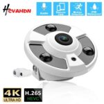 CCTV Fisheye Camera IP Dome Outdoor 8MP 360 Panoramic Security Surveillance Camera POE Audio XMEYE NVR Monitoring Cam H.265 4k