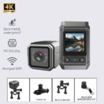 HD 4K 2K Digital Cycling Camera Small Outdoor Action Sports DV Waterproof Helmet Camorder Bicycle Recorder Clip Mini Body Camera