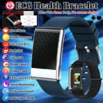 New Uric Acid Blood lipids Smart Bracelet Men ECG Blood Pressure Heart Rate Call Reminder Health Smart Bracelet No Screen Design