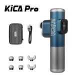 KiCA Pro Double-Head Fascia Gun with LED Display Touchscreen, Deep 13kg Impact Massage Gun, 6 Massage Heads 10 Speeds Power
