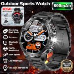 LIGE 2026 800mAh Super Capacity Battery Adult Men Smart Watch Compass 1.53-inch Bluetooth Call IP68 Waterproof Sports Smartwatch - Image 5