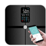 Body Weight Scales Lescale,Body Fat Scales Body Fat,Smart BMI Scales Fat Water and Muscle,Weight Scales with 15 Body data Heart