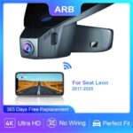 4K Black Box for Seat Leon MK3 MK4 2017-2025, ARB Car Dash Camera OEM Style DVR for Seat