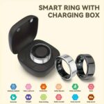 QINO R02 2025 Smart Ring Bluetooth Call Heart Rate Sports Pressure Monitor 5ATM Waterproof Health Ring Men Women For Xiaomi