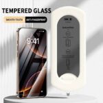 2pcs Anti peeping Screen Protector for iPhone 16 13 12 14 15 ProMax 14Plus Dust FreeTempered Glass With Alignment Mounting Cover