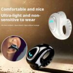 Open-Ear Air Conduction Earbuds Bluetooth 5.4 Clip-On Single Headset HIFI Stereo Sound Waterproof Sport/Running Mini Earphone