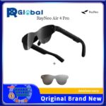 RayNeo Air 4 Pro smart AR glasses,Supports HDR10, 3840Hz, 4 speakers, 1200 nits,Micro-OLED dual-layer screen, clearer